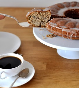 Bananowo- makowe ciasto z cytrynową nutą