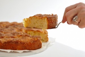 Szarlotka z białym serem