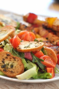 Grzanki (idealne do sałatki)