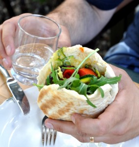 Tortille z grillowanymi warzywami