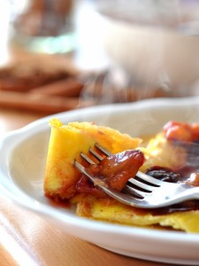 Superszybki omlet z boskimi śliwkami