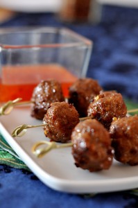 Klopsiki w słodko-pikantnej glazurze (noworoczne)