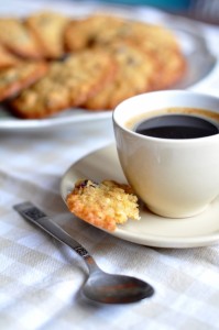 Miękkie ciasteczka owsiane z żurawinami