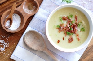 Zupa krem z pora i kalafiora