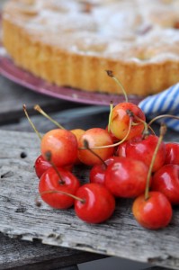 Szybkie ciasto z czereśniami (lub innymi ulubionymi owocami)