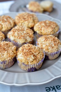 Muffiny gruszkowe z mlekiem kokosowym