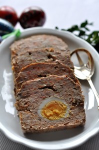 Klops faszerowany jajkami, w sam raz na Wielkanoc