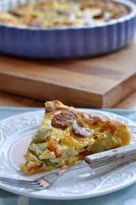 Nicea na talerzu czyli błyskawiczna tarta z warzywami