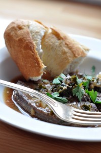 Wątroba cielęca w sosie z białego wina