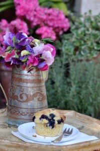 Muffinki z borówkami i kruszonką