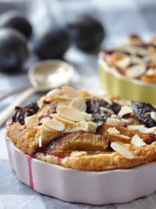 Mini ciasta ze śliwkami