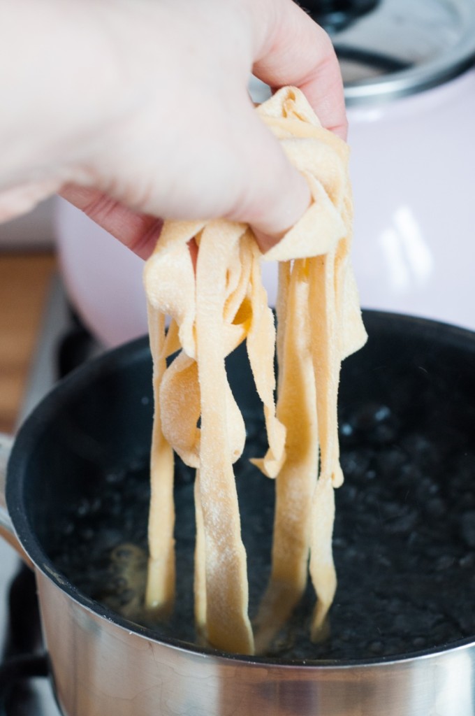 Domowy makaron tagliatelle (bez maszynki)