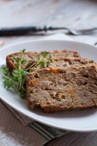 Wegetariański pasztet z dyni i soczewicy