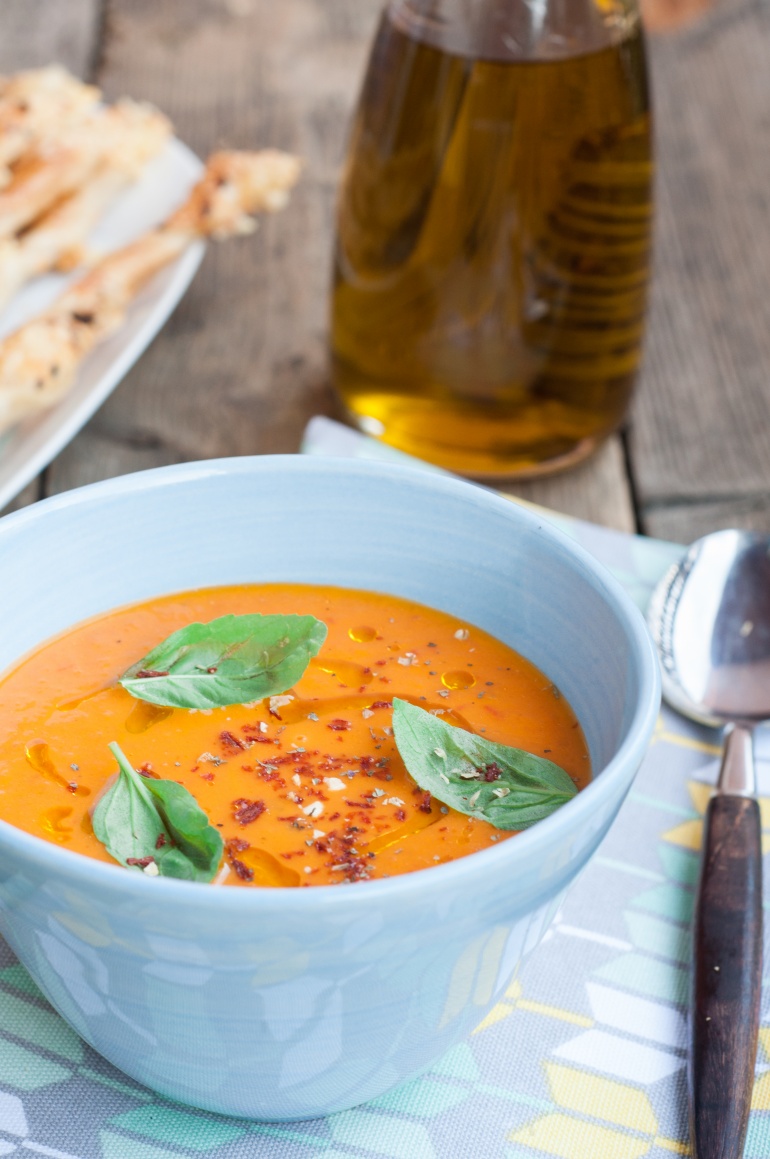 Sezonowa zupa ze  świeżych pomidorów (3)