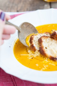 Zupa krem z dyni i marchewki