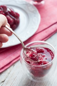 Malinowa galaretka z prosecco