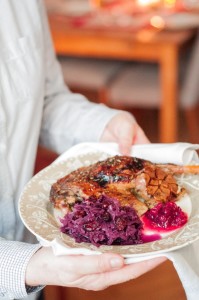 Gęsie nogi z czosnkiem