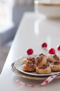 Ciasteczka (serowe!) z nadzieniem orzechowym