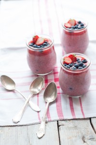 Truskawkowy pudding chia