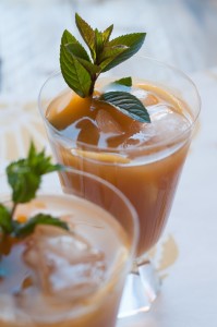 Mrożona herbata z mango