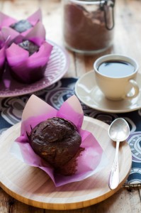 Muffinki czekoladowo-bananowe