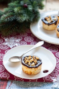 Mini serniczki świąteczne