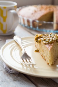 Cytrynowe ciasto z oliwą i jogurtem