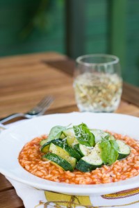 Risotto z pomidorami