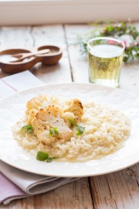 Risotto z pieczonym kalafiorem