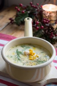 Zupa rybna - chowder z kukurydzą