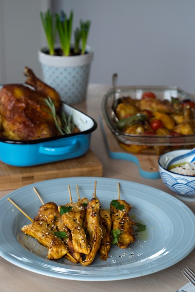 Złoty kurczak na trzy sposoby