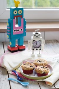 Babeczki z borówkami nadziewane serkiem