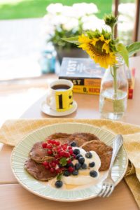 Bananowe placuszki na maślance (bez cukru)