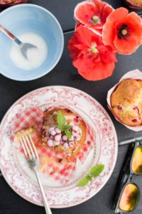 Jogurtowe babeczki z porzeczkami