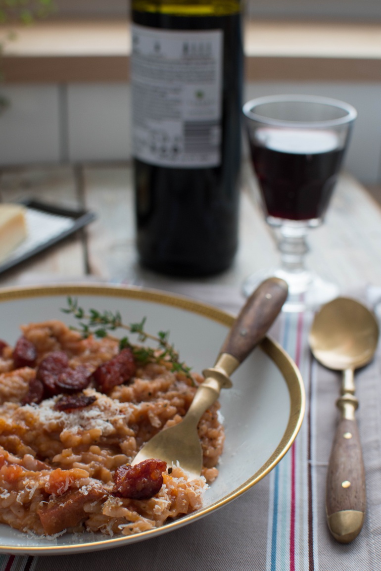 risotto z chorizo i czerwonym winem kuchnia agaty (4)