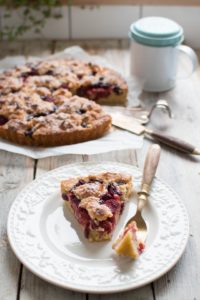 Ciasto ucierane z owocami