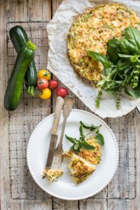 Bezglutenowy placek z cukinii