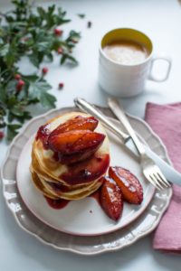 Pankejki ze śliwkami w porto