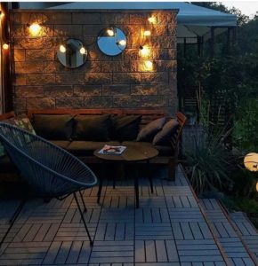 Lustro w ogrodzie (i moja renowacja starych ram krok po kroku)