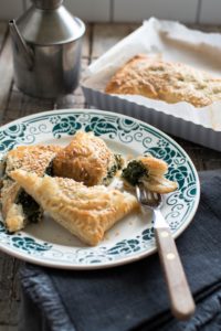 Wytrawne ciastka ze szpinakiem