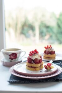 Malinowy torcik walentynkowy- krok po kroku