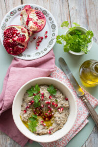 Baba ganoush - pasta z pieczonego bakłażana